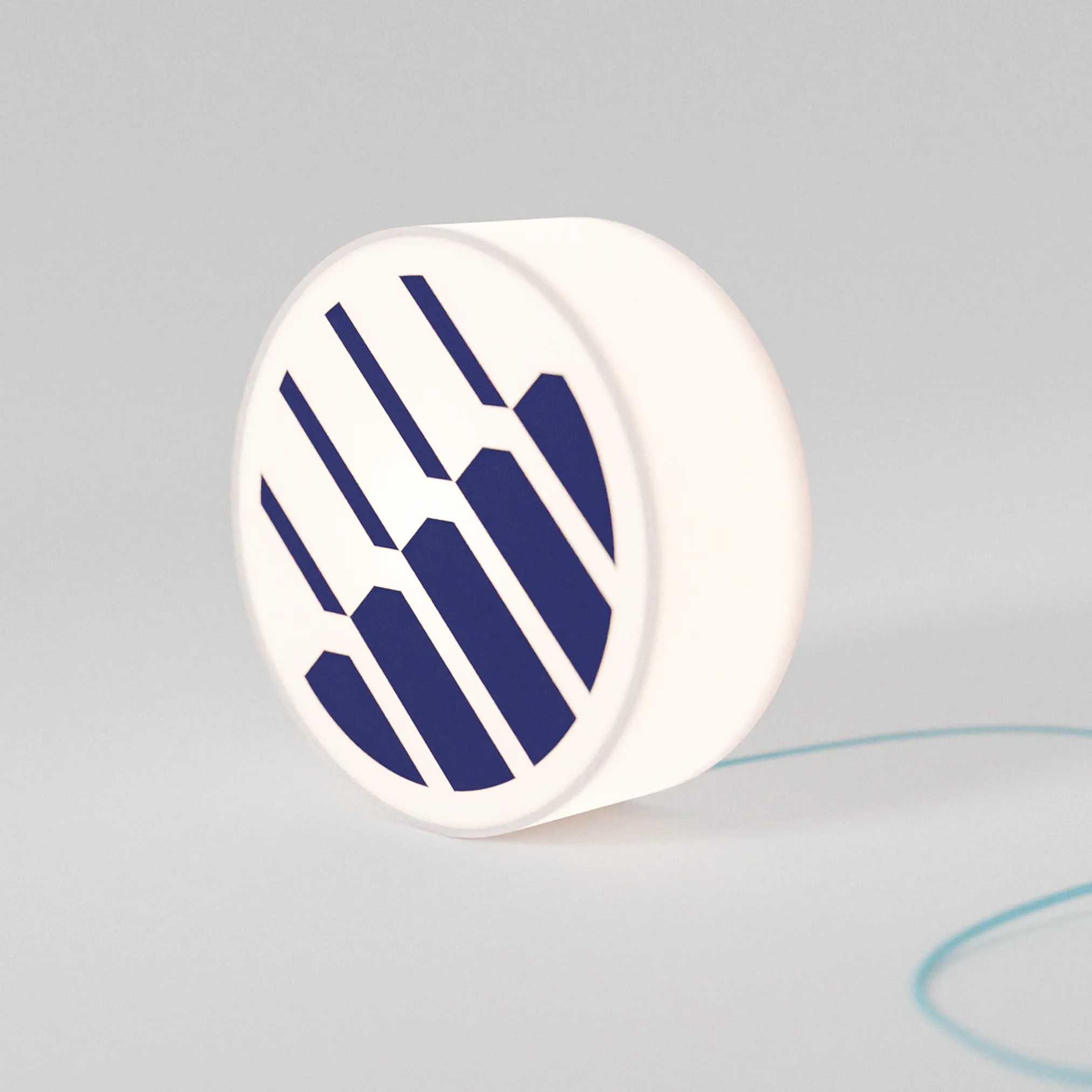 Ein Leuchtschild mit der Bildmarke von Urbanpower.